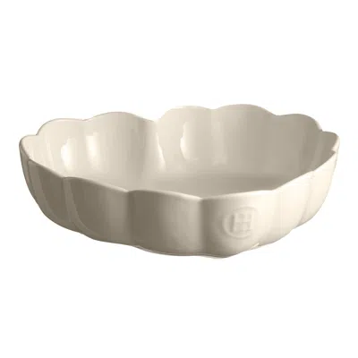 Emile Henry Madeleine Heart Shaped Cake Dish In Neutral