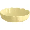 Emile Henry Madeleine Round Cake Dish In Yellow