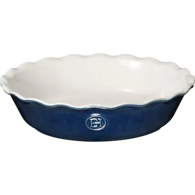 Emile Henry Modern Classic Pie Dish In Blue