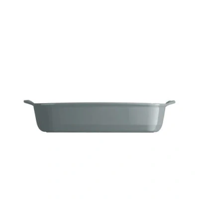 Emile Henry Rectangle Baking Dish Ultime, 14" X 9" In Gray