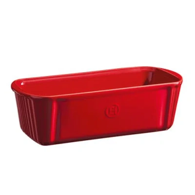 Emile Henry Small Loaf Dish In Red