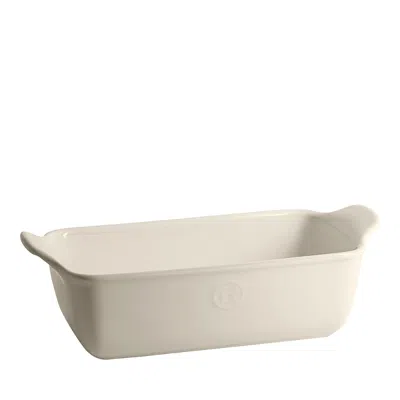 Emile Henry The Right Dish Loaf Pan, 1.8 Qt. In White