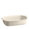 Emile Henry The Right Dish Rectangular Baker, 1.75 Qt. In White