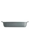 Emile Henry The Right Dish Rectangular Baker, 4.8 Qt. In Gray