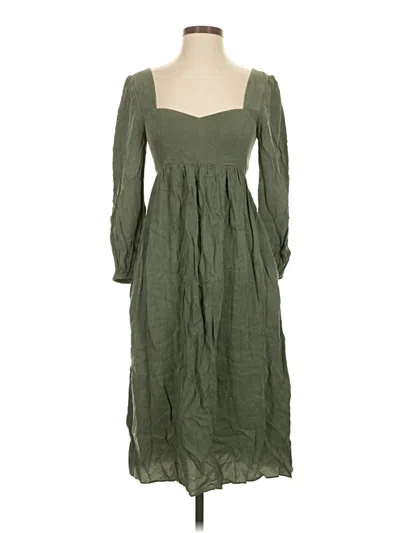 Pre-owned Emilia George Casual Dress In Green
