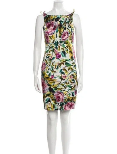 Pre-owned Emilia George Silk Mini Dress W/ Tags In Pink