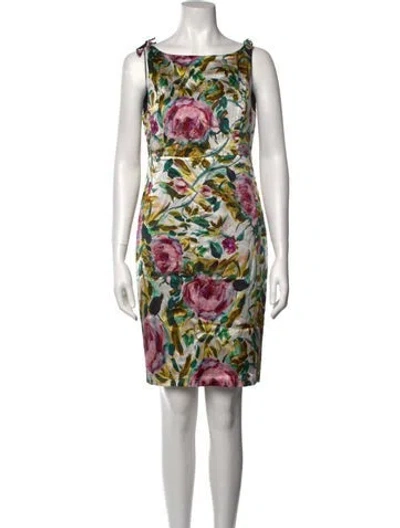 Pre-owned Emilia George Silk Mini Dress W/ Tags In White