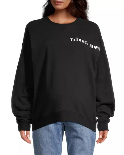 Emilia George Tribeca Mom Sweatshirt In Black
