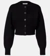 Emilia Wickstead Albert Wool Cardigan In Black