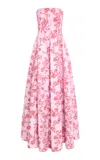 Emilia Wickstead Auclair Off-the-shoulder Gown In Light Pink