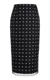 Emilia Wickstead Bethan Polka-dot Taffeta Midi Skirt