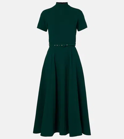 Emilia Wickstead Camilla Midi Dress In Green