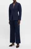 Emilia Wickstead Cezanne Tailored Cotton-blend Bouclé Jacket In Blue