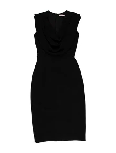 Pre-owned Emilia Wickstead Cowl Neck Knee-length Dress In Multi