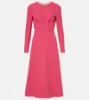 Emilia Wickstead Elta Crêpe Midi Dress In 0