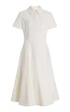 Emilia Wickstead Felciana Collared Wool Crepe Midi Dress