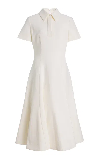 Emilia Wickstead Felciana Collared Wool Crepe Midi Dress