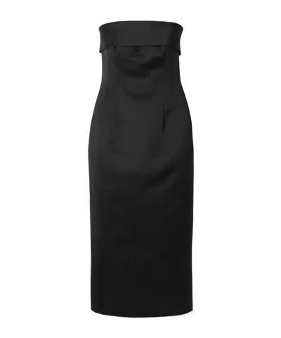 Emilia Wickstead Fitted Dress In Black