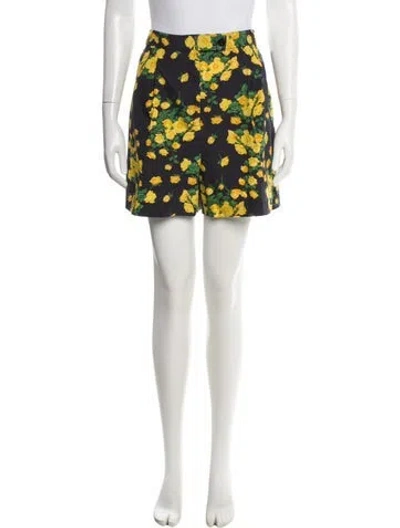Pre-owned Emilia Wickstead Floral Print Knee-length Shorts In Multi
