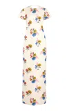 Emilia Wickstead Fosette Floral Mermaid Dress