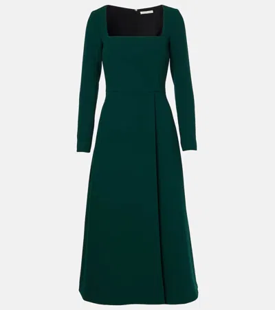 Emilia Wickstead Glenda Midi Dress In Green