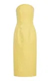 Emilia Wickstead Hailee Strapless Moire Mikado Gown