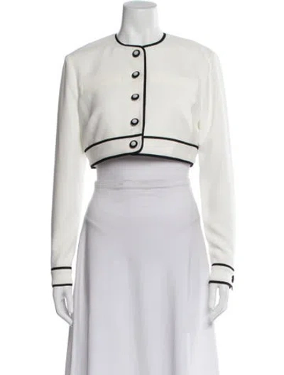 Pre-owned Emilia Wickstead Jacket W/ Tags In White