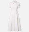 Emilia Wickstead Felciana Collared Wool Crepe Midi Dress In White