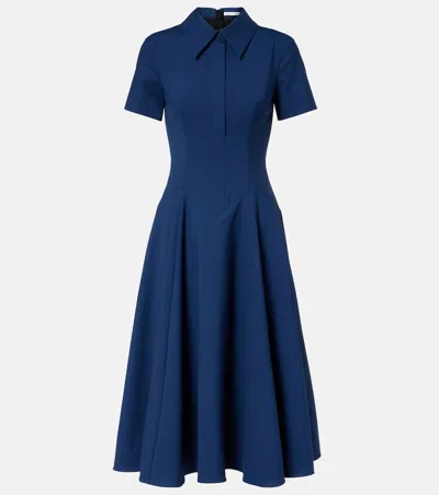Emilia Wickstead Jody Shirt Dress In Blue