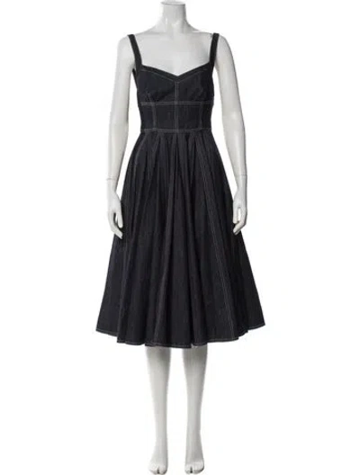 Pre-owned Emilia Wickstead Knee-length Dress In White