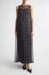 Emilia Wickstead Layered Polka Dot Silk Organza Dress In Multi