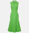 Emilia Wickstead Leontine Wool Crêpe Midi Dress