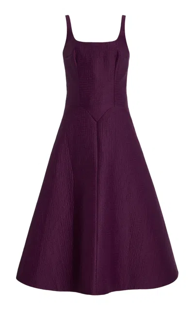 Emilia Wickstead Letisha Needle Punch Midi Dress