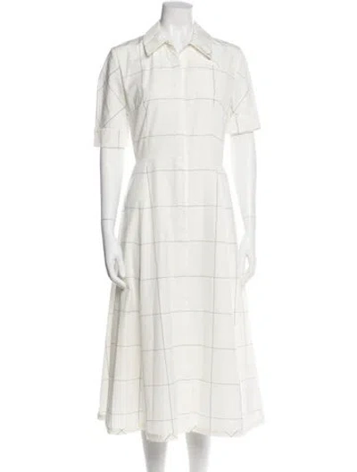 Pre-owned Emilia Wickstead Long Dress In White