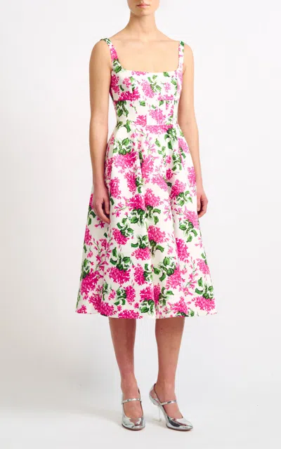 Emilia Wickstead Women's Madeline Floral Midi Dress In Print