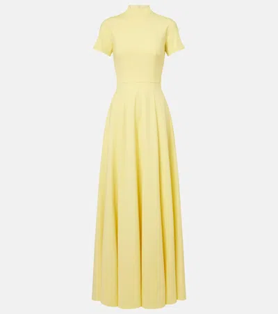 Emilia Wickstead Malinda Gown In Yellow