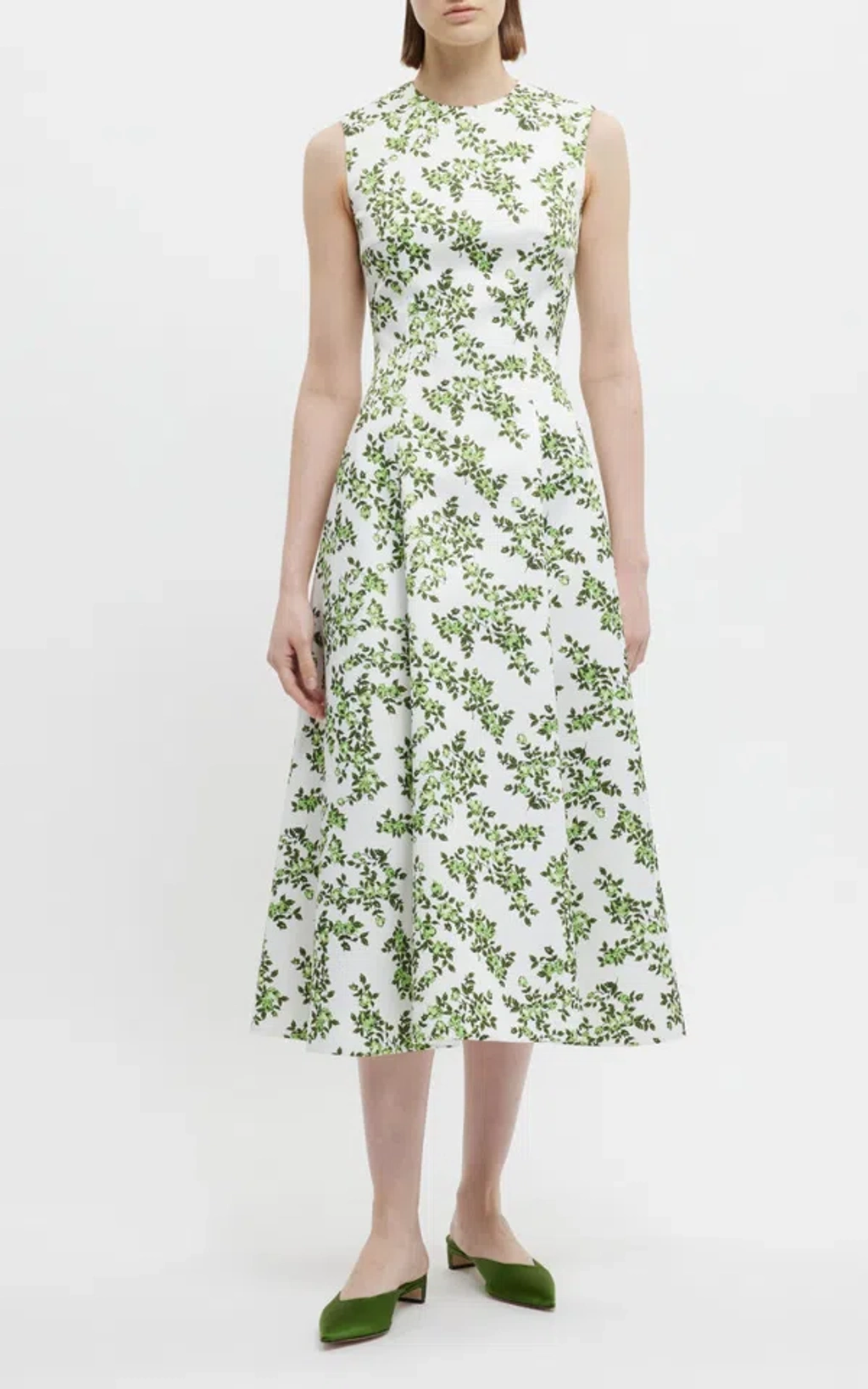 slim fit dress slacks Taffeta Midi Dress in Soft Pastel – Beau & Ro main image 0