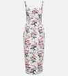 Emilia Wickstead Martel Cotton Midi Dress In Multicoloured