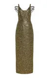 Emilia Wickstead Morphita Metallic Gown