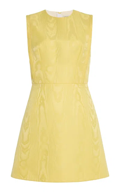 Emilia Wickstead Neelam Moire Mikado Mini Dress