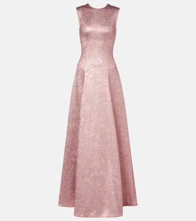 Emilia Wickstead Nodin Open-back Cloque Gown