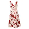 Emilia Wickstead Petrova Floral Print Midi Dress In Ivory Polyester In White