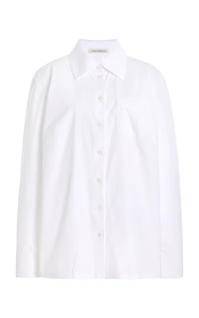 Emilia Wickstead Philomene Cotton Top In White