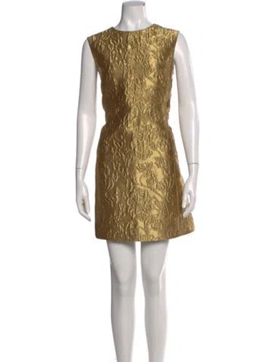 Pre-owned Emilia Wickstead Printed Mini Dress In Multi