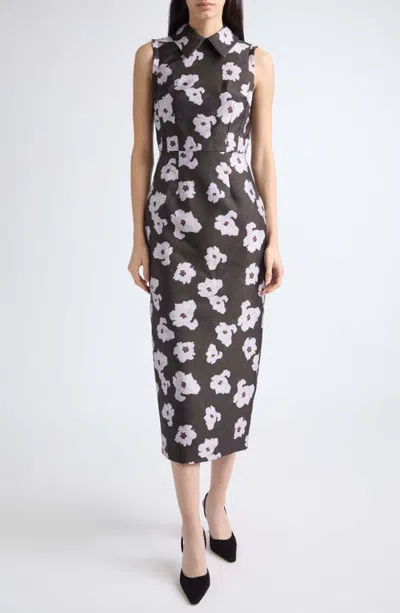 Emilia Wickstead Rain Sleeveless Dress In Multi