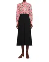 Emilia Wickstead Ravanne Crepe Georgette Top In Pink In Pink