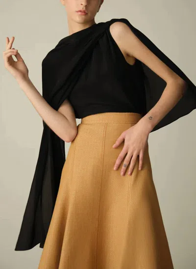 Emilia Wickstead Rosie Tie-detailed Silk-chiffon Blouse In Black