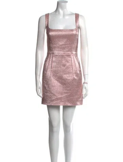 Pre-owned Emilia Wickstead Square Neckline Mini Dress