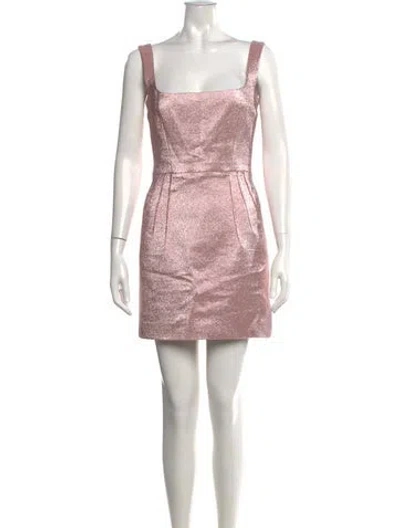 Pre-owned Emilia Wickstead Square Neckline Mini Dress