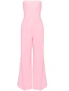 Emilia Wickstead Marcie Jumpsuit Mit Weitem Bein In Pink